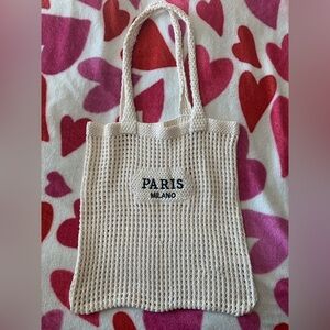 Crochet Tote Bag For Women, Crochet Mesh Beach Tote Bag Summer Vacation